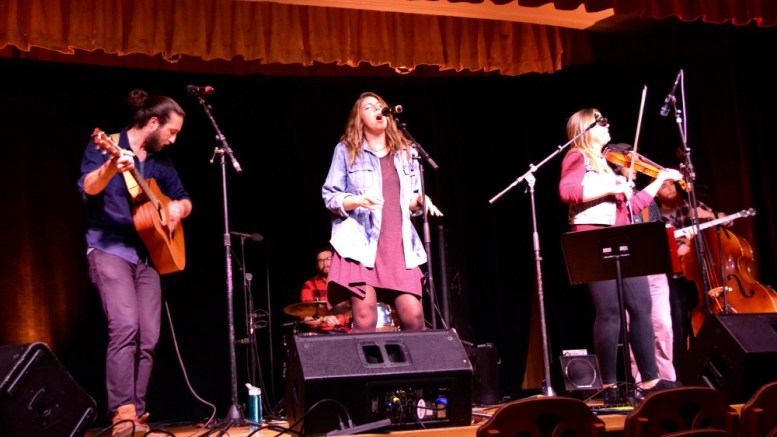 The band Cobblestone performed during Fear Fest and was later chosen 
to open at Rose Rock by students at the event. Photo by NINA BUONAROTA