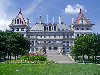 The State Capital building, where corruption politicians have worked.