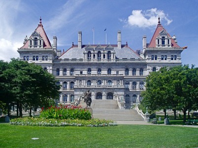 The State Capital building, where corruption politicians have worked.